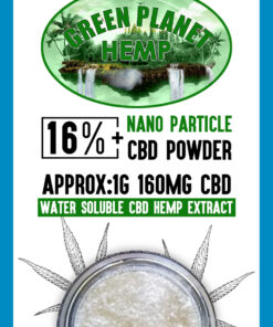 Water Soluble CBD Isolate Nano Particle Powder